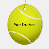 テニスボールオーナメント セラミックオーナメント (左)