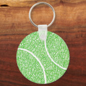 テニスボールキーチェーン キーホルダー (正面)