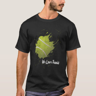 テニスボールクラブのテニスプレーヤーが大好き Tシャツ