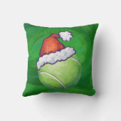 テニスボールクリスマスグリーン クッション (裏面)