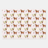 テニスボールセットの夢 ラッピングペーパーシート (正面)