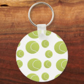 テニスボールパターン キーホルダー (正面)
