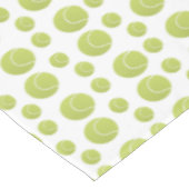 テニスボールパターン テーブルクロス (アングル)