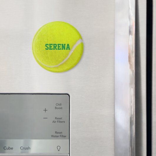 テニスボールパーソナライズされた磁石 マグネット (インサイチュ (冷蔵庫))