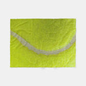 テニスボールプリントパターン背景 フリースブランケット (正面(横))