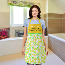 テニスボールボーンズのアートワーク模様ペットケア エプロン