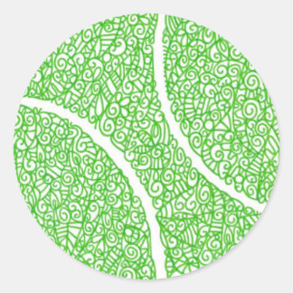 テニスボールラウンドスティッカー ラウンドシール