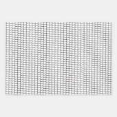 テニスボールラケットイエローホワイトブラックラブ ラッピングペーパーシート (正面3)