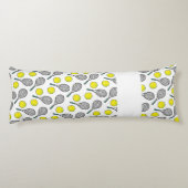 テニスボールラケットNAMEスポーツティーンズおもしろい ボディピロー (裏面)