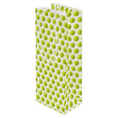 テニスボールワインバッグ ワインギフトバッグ (裏面アングル)