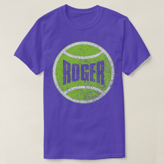 テニスボールヴィンテージスタイル Tシャツ (デザイン正面)
