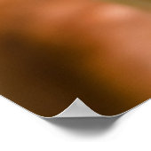 テニスボール付きゴールデンレトリバー ポスター (角)