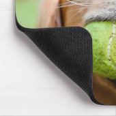 テニスボール付きゴールデンレトリバー マウスパッド (コーナー)