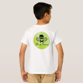 テニスボール付き海賊用テニス Tシャツ (裏面フル)