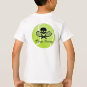 テニスボール付き海賊用テニス Tシャツ (裏面)