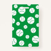 テニスボール先生ホールパススクールカラー バッジ (正面)