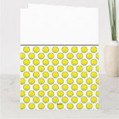 テニスボール感謝していコーチエロスポーツおもしろい カード (裏面)