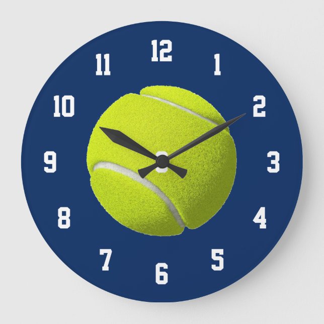テニスボール時計 ラージ壁時計 (Front)