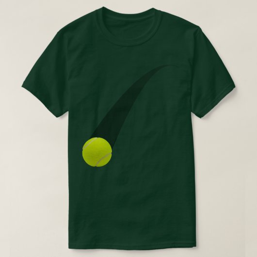テニスボール移動モーション Tシャツ (デザイン正面)