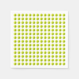 テニスボール紙ナプキン スタンダードカクテルナプキン