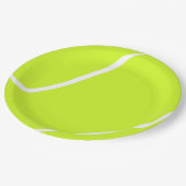 テニスボール紙パーティープレート ペーパープレート (アングル)