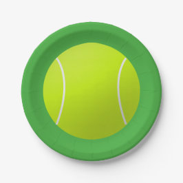 テニスボール紙プレート ペーパープレート