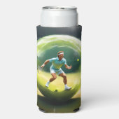 テニスボール選手 スリム缶クーラー (Seltzer裏面)