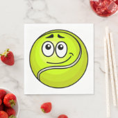 テニスボール顔 スタンダードランチョンナプキン (インサイチュ)