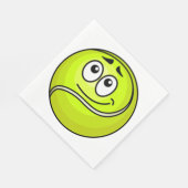 テニスボール顔 スタンダードランチョンナプキン (角)