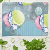 テニスボール キッチンタオル (折り畳み)