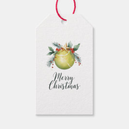 テニスボール クリスマス ギフトタグ