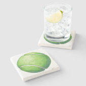 テニスボール ストーンコースター (横)