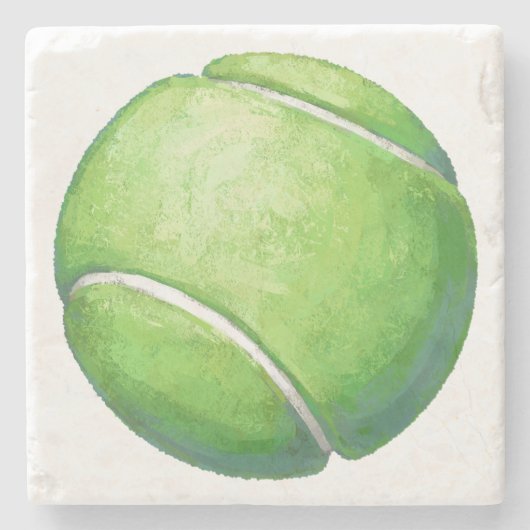 テニスボール ストーンコースター (正面)