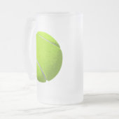 テニスボール フロストグラスビールジョッキ (正面左)