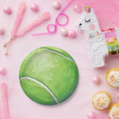 テニスボール ペーパープレート (パーティー)