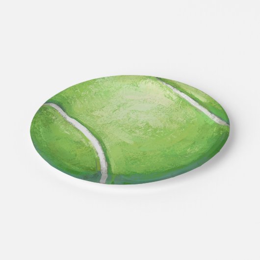 テニスボール ペーパープレート (アングル)