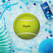 テニスボール ペーパープレート (パーティー)