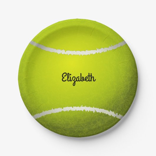 テニスボール ペーパープレート (正面)