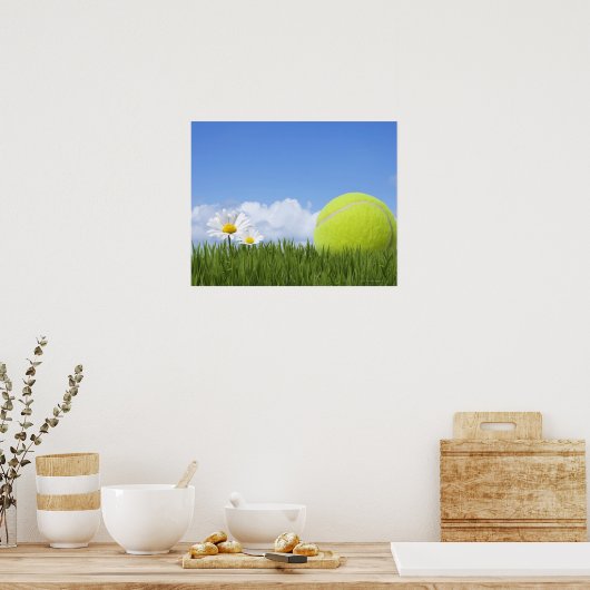 テニスボール ポスター (キッチン)