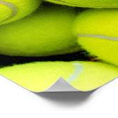 テニスボール ポスター (角)