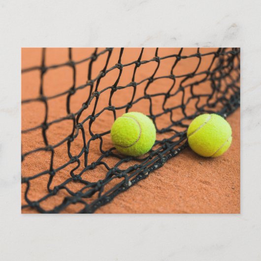 テニスボール ポストカード (正面)