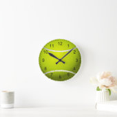 テニスボール ラウンド壁時計 (ホーム)