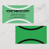 テニスボール 名刺 (正面/裏面)