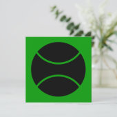 テニスボール 招待状 (スタンド正面)