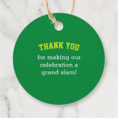 テニスボール(黄色と緑) フェイバータグ (裏面)