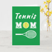 テニスママ カード (黄色い花)