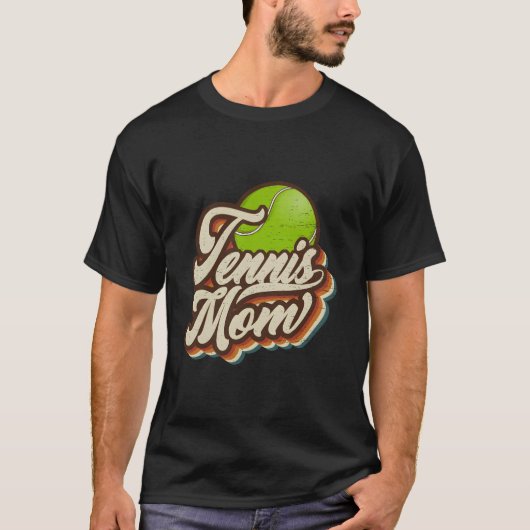 テニスママ スポーツママ 母の日 Tシャツ (正面)