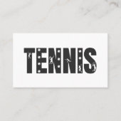 テニスモダンソーシャルメディアプレーヤーコーチクラブクール 名刺 (正面)