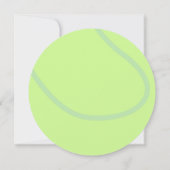 テニスモダンボールパーティの招待状 案内状 (裏面)