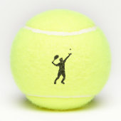 テニスモダン選手パーソナライズされた テニスボール (裏面)